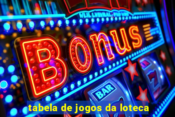 tabela de jogos da loteca